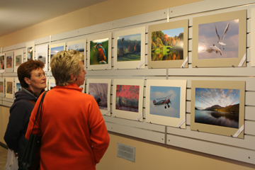 viewers at the exhibition