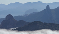 photo of mist in a valley